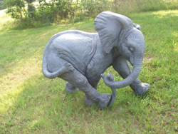 Ely baby Elephant Sculpture by Meg White