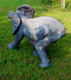 Ely baby Elephant Sculpture by Meg White