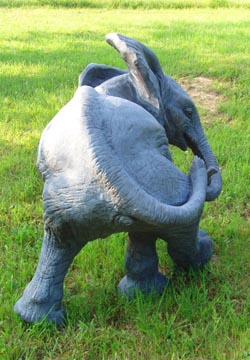 Ely baby Elephant Sculpture by Meg White