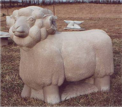 Ram Sculpture by Meg White