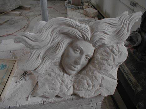 face sculpture