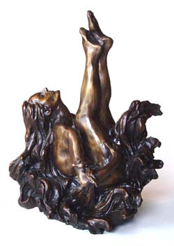 Peresphone Falling sculpture for sale, By Meg White