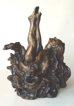 Peresphone Falling sculpture for sale, By Meg White